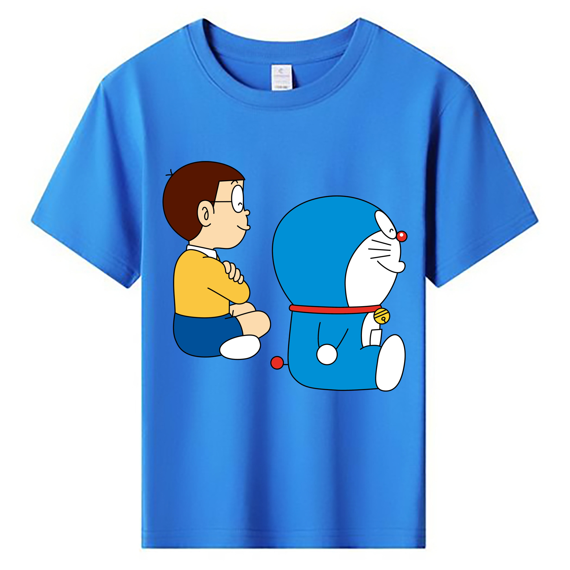 （画像用） ドラえもん 野比 のび太 Doraemon Nobita Nobi 綿100％キッズTシャツ（フロントプリント）